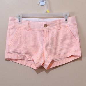 Lilly Pulitzer Peach Quilted Shorts